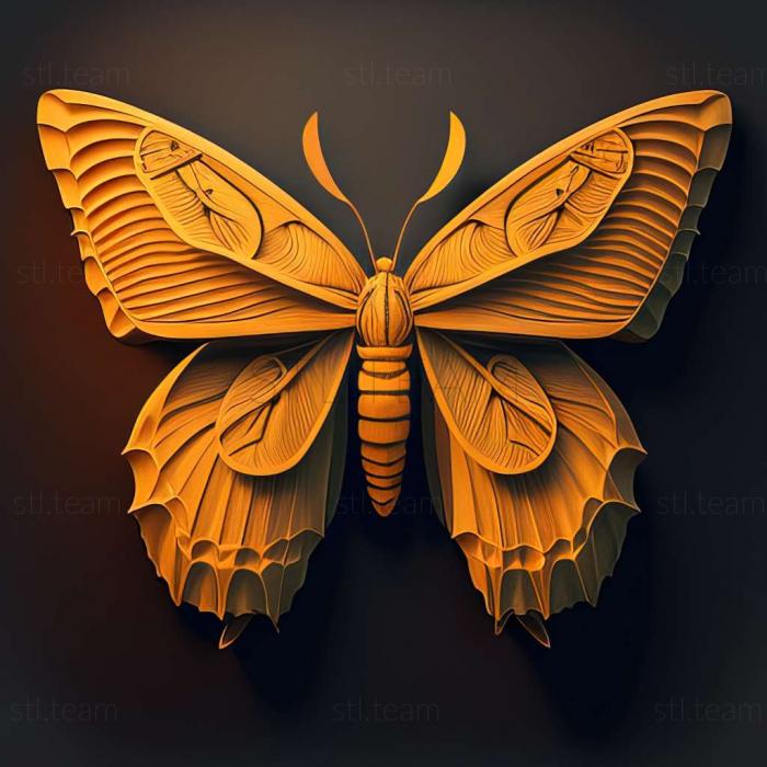 3D модель Ornithoptera akakeae (STL)